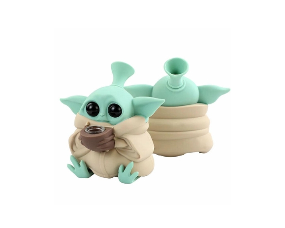 Baby Yoda Silicone Pipe