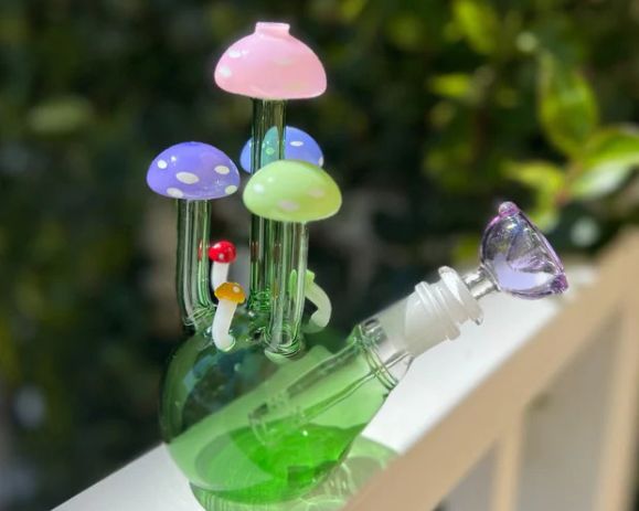 Acrylic Bongs With Mushrooms